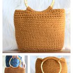 Camel Bucket Bag Free Crochet Pattern