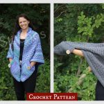 Triangle Pocket Shawl Crochet Pattern