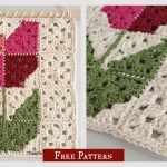 Tulip Wall Hanging Free Crochet Pattern