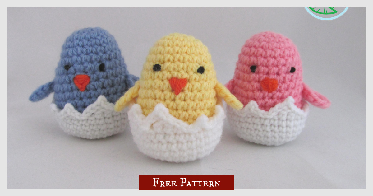 Amigurumi Hatching Easter Chicks Free Crochet Pattern