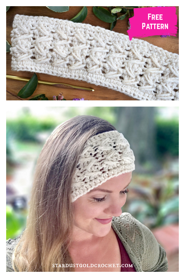 Astrid Headband Free Crochet Pattern