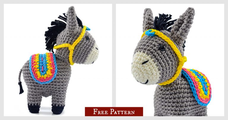 Donkey Amigurumi Free Crochet Pattern