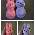 Easter Bunny Peep Free Crochet Pattern