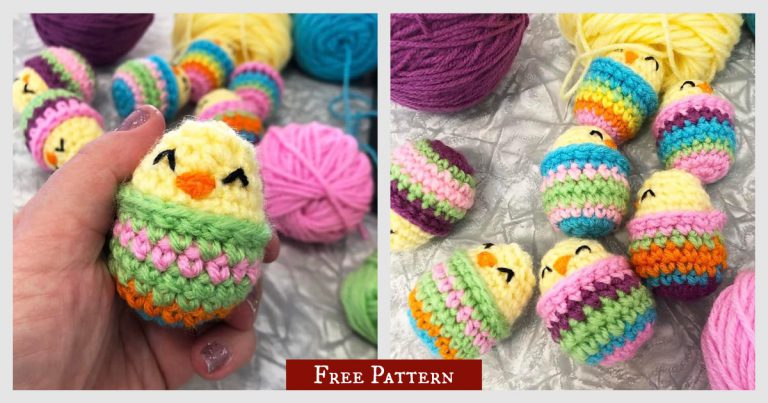 Easter Egg Chick Free Crochet Pattern
