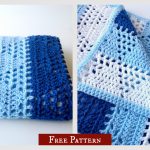 Triangles Lace Baby Blanket Free Crochet Pattern