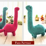 Amigurumi Brontosaurus Dinosaur Free Crochet Pattern