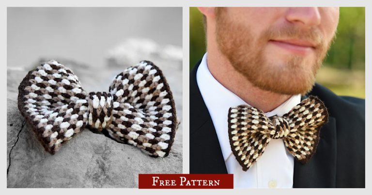 Bonafide Bow Tie Free Crochet Pattern