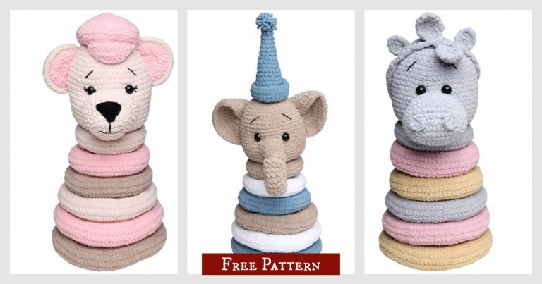 Stacking Animals Free Crochet Pattern