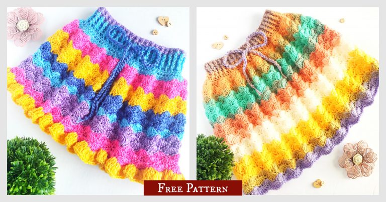 The Kenzie Kids Skirt Free Crochet Pattern