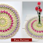 Tulip Mandala Free Crochet Pattern and Video Tutorial