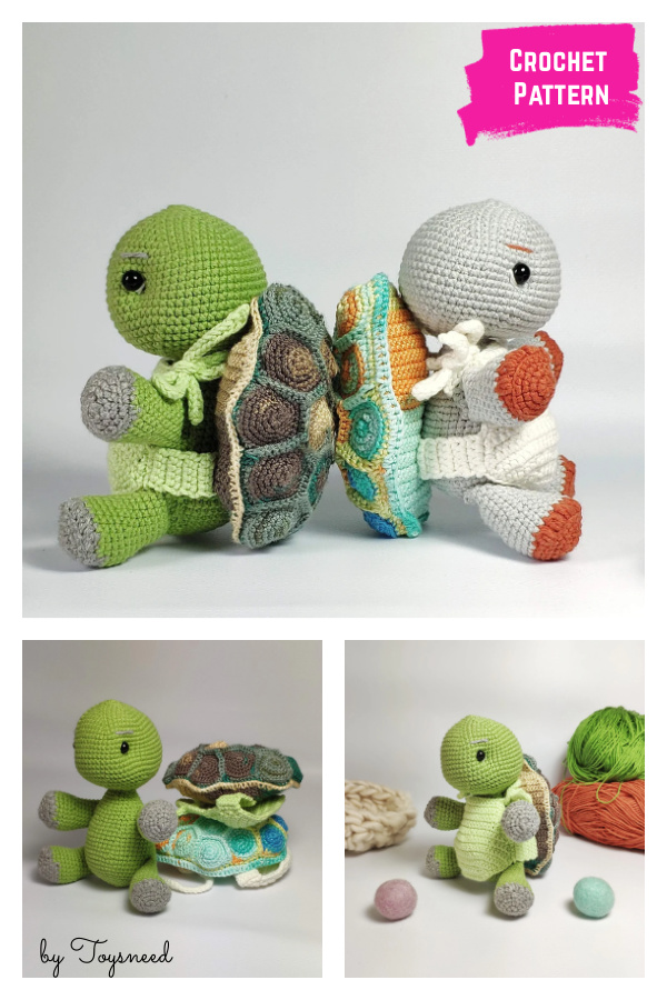 Turtle Toy Crochet Pattern
