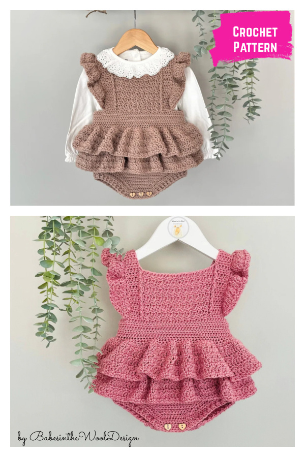 Baby Girl Romper Crochet Pattern