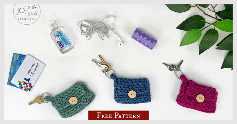 Keychain Buddy Free Crochet Pattern and Video Tutorial