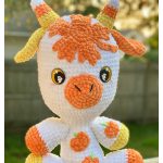 Candy Corn Cow Amigurumi Free Crochet Pattern