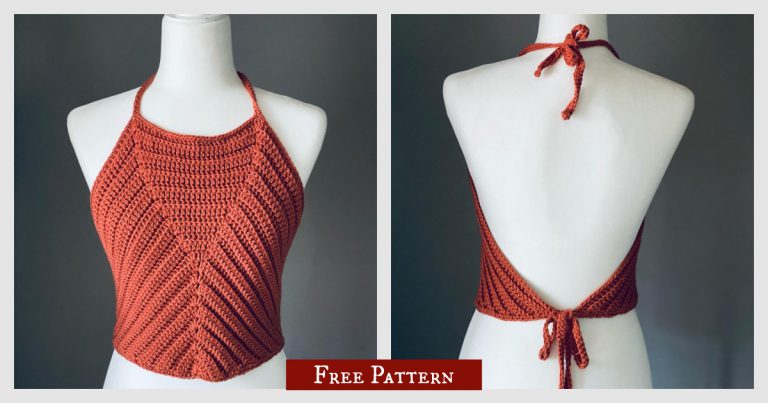 Little Grace Halter Top Free Crochet Pattern