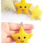 Star Amigurumi Hanging Ornament Free Crochet Pattern