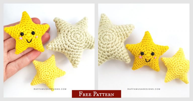 Star Amigurumi Hanging Ornament Free Crochet Pattern
