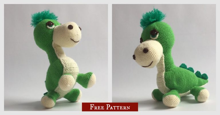 Dax Dinosaur Amigurumi Free Crochet Pattern