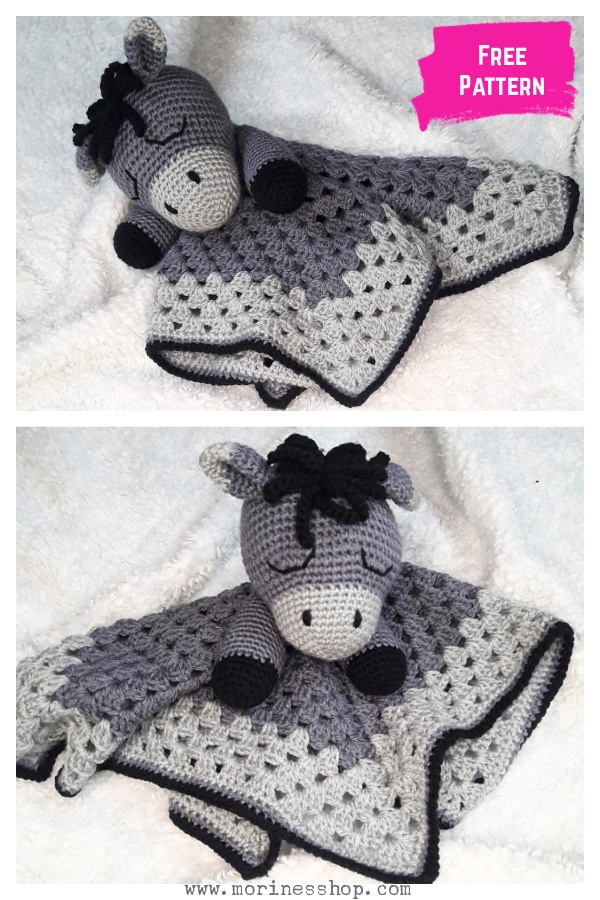 Donkey Lovey Free Crochet Pattern