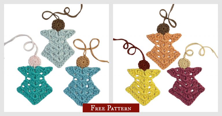 Granny Stitch Angels Free Crochet Pattern