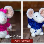 Mitzy and Mavis Mouse Amigurumi Free Crochet Pattern