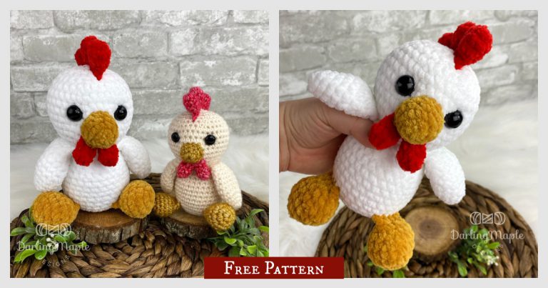 Pocket Pal Chicken Amigurumi Free Crochet Pattern