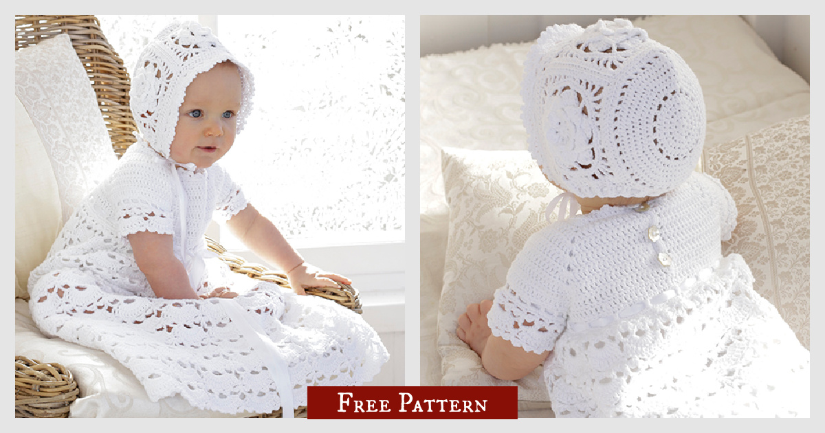 So Charming Baby Set Free Crochet Pattern