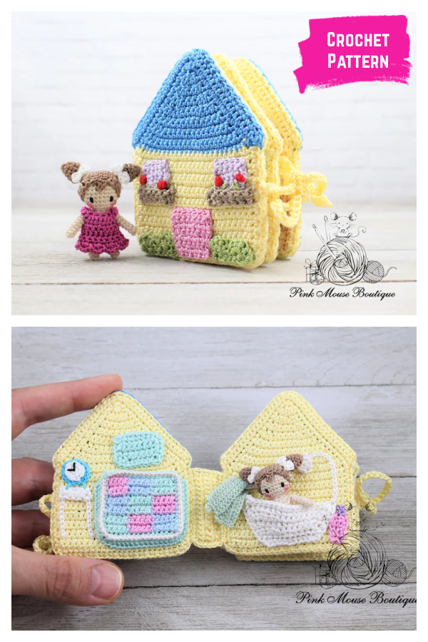 Emma and Her Dollhouse Crochet Pattern