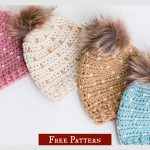 Fair Isle Look Baby Hat Free Crochet Pattern