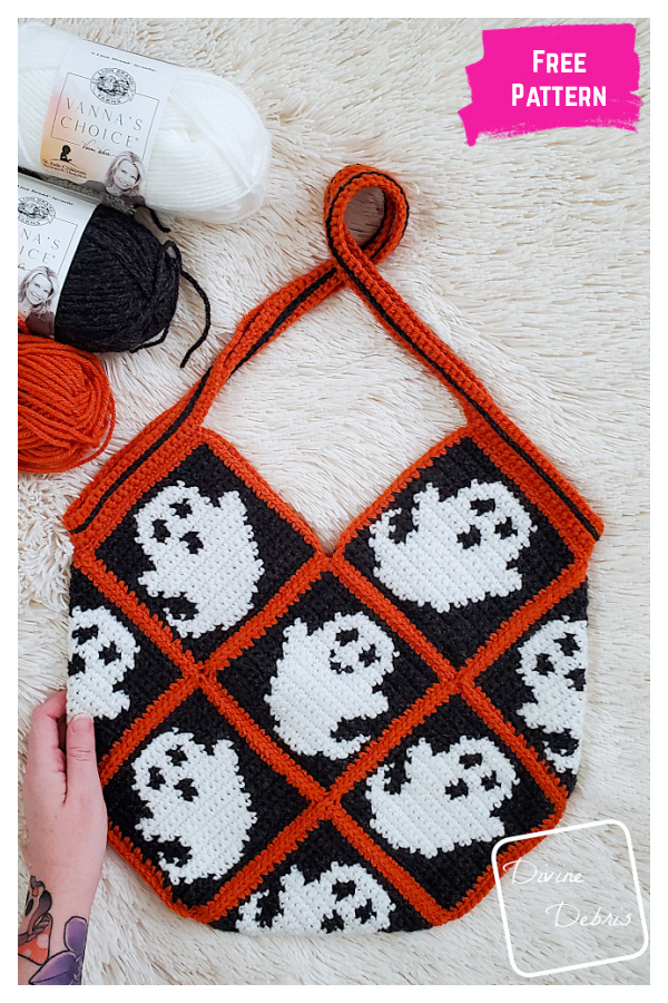 Glenda Ghost Bag Free Crochet Pattern