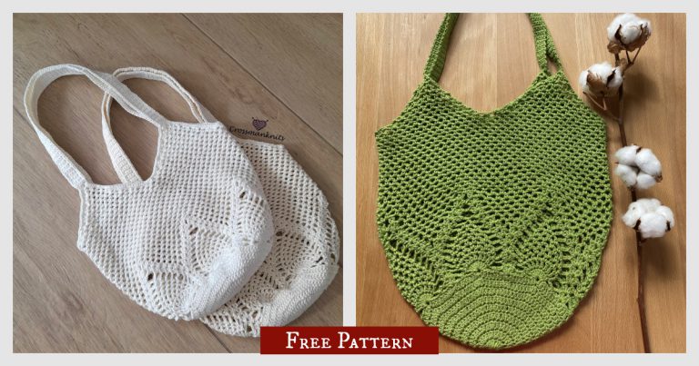 Pineapple Tote Bag Free Crochet Pattern