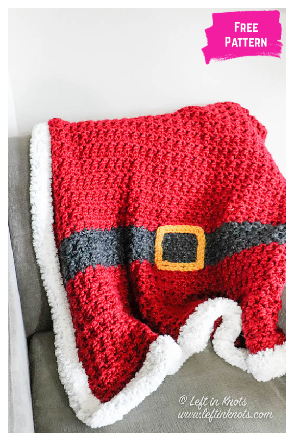 Santa's Blanket Free Crochet Pattern