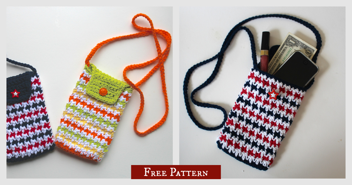 Stash 'n Dash Mini Tote Free Crochet Pattern
