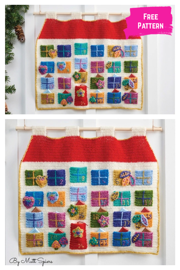 Advent Calendar Free Crochet Pattern