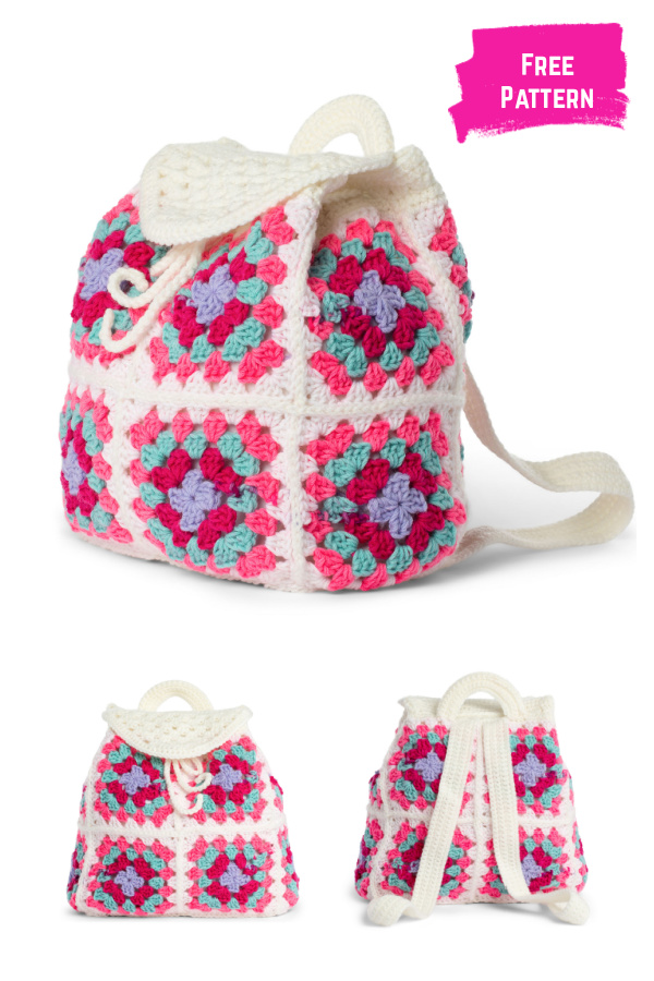 Pack a Bunch Backpack Free Crochet Pattern