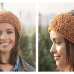 Pumpkin Pie Headband Free Crochet Pattern