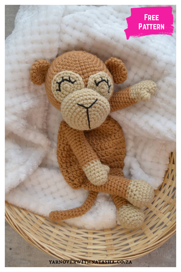 Amigurumi Monkey Snuggler Free Crochet Pattern