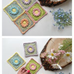 Elloth Granny Square Free Crochet Pattern and Video Tutorial