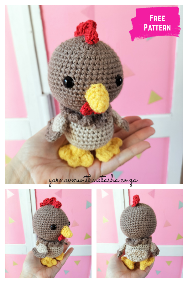 Little Chicken Amigurumi Free Crochet Pattern
