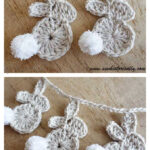 Easter Bunny Garland Free Crochet Pattern and Video Tutorial