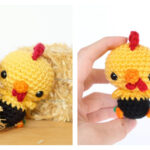 Farm Animal Rooster Amigurumi Free Crochet Pattern