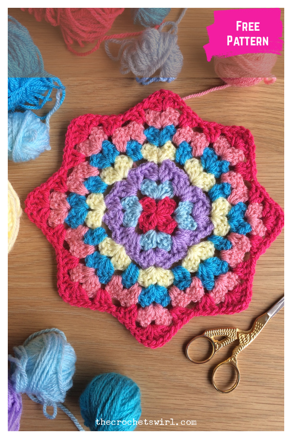 Granny Star Free Crochet Pattern