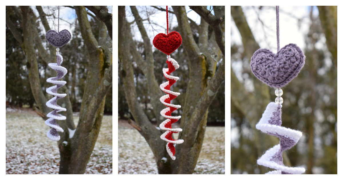 Heart Wind Spinner Free Crochet Pattern