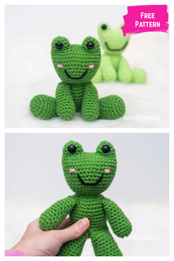Fergus the Frog Amigurumi Free Crochet Pattern