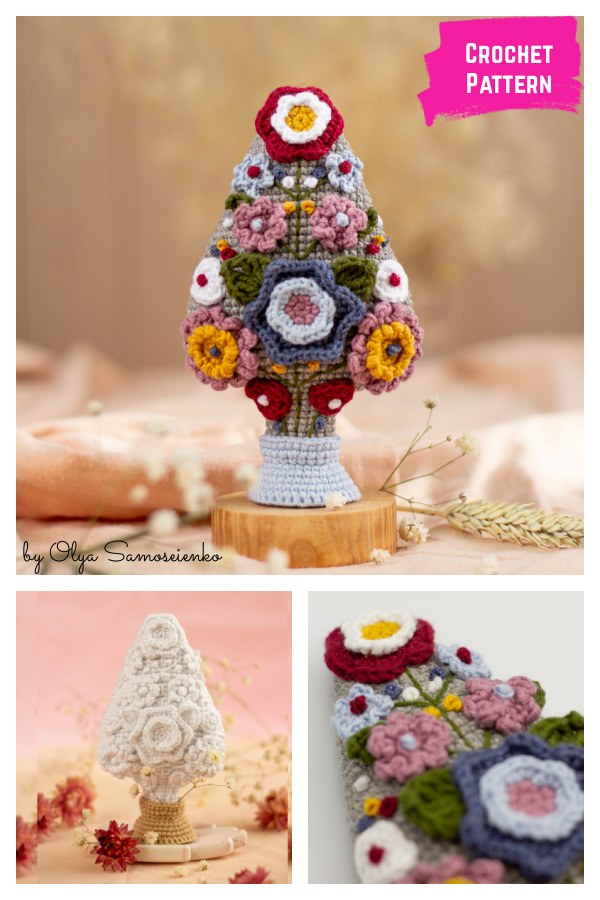 Flowering Tree Amigurumi Crochet Pattern 