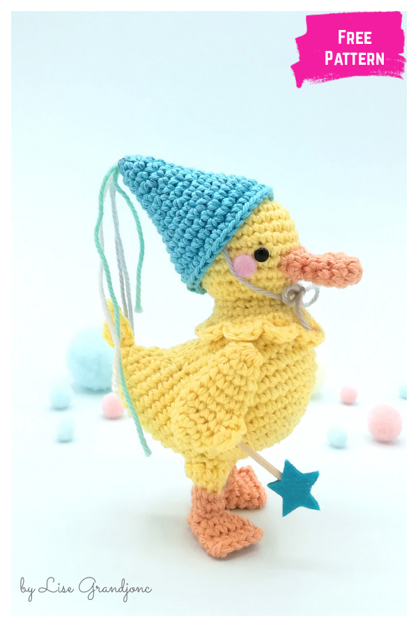 Leo the Duckling Amigurumi Free Crochet Pattern 