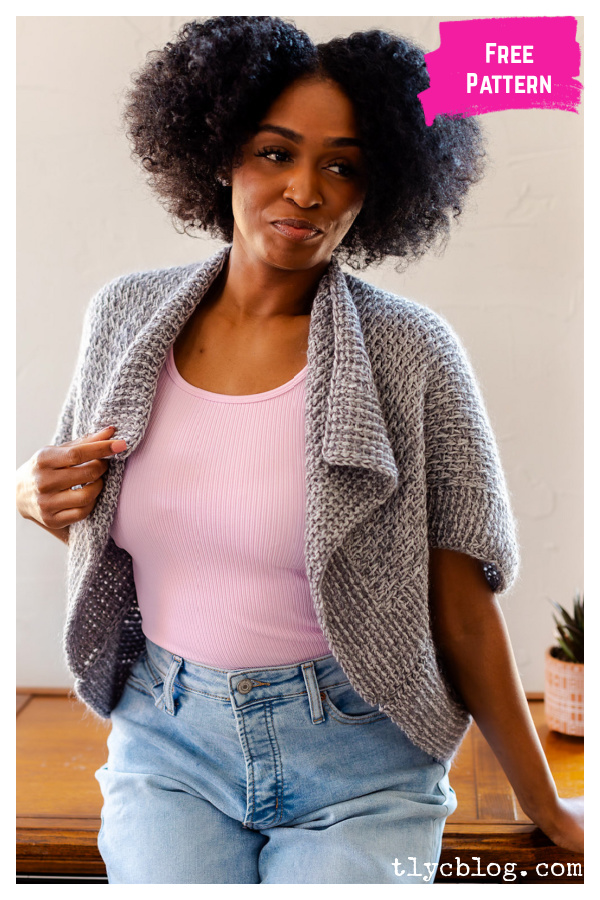 Sabrina Shrug Free Crochet Pattern