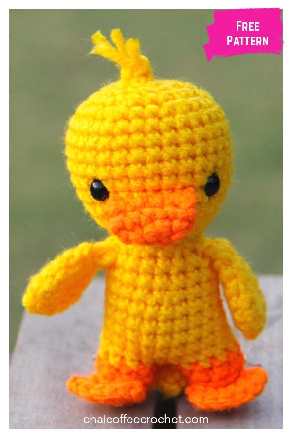 Small Duck Amigurumi Free Crochet Pattern