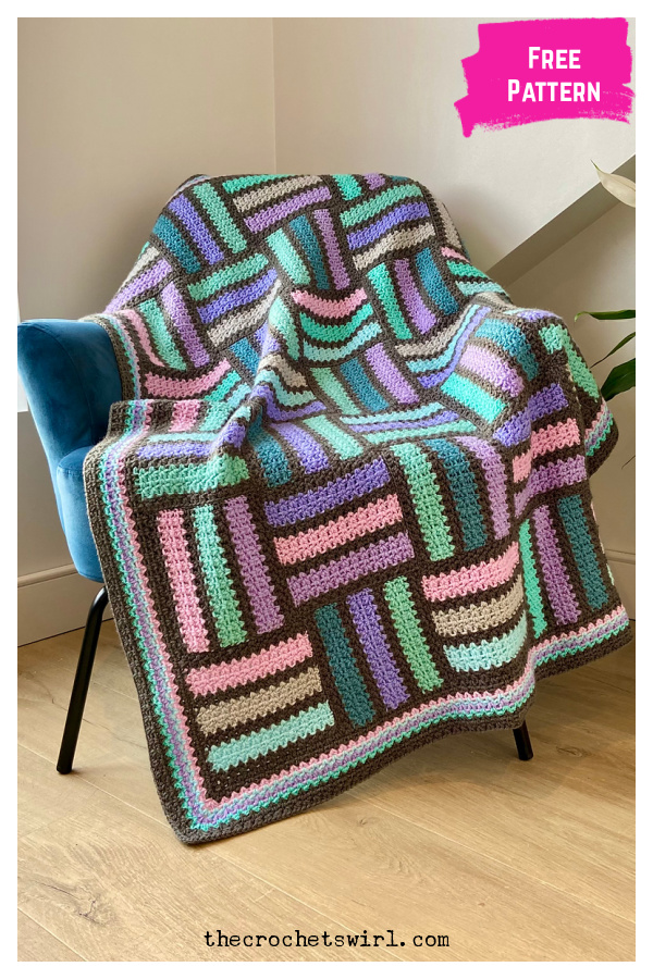 Threefold Blanket Free Crochet Pattern 