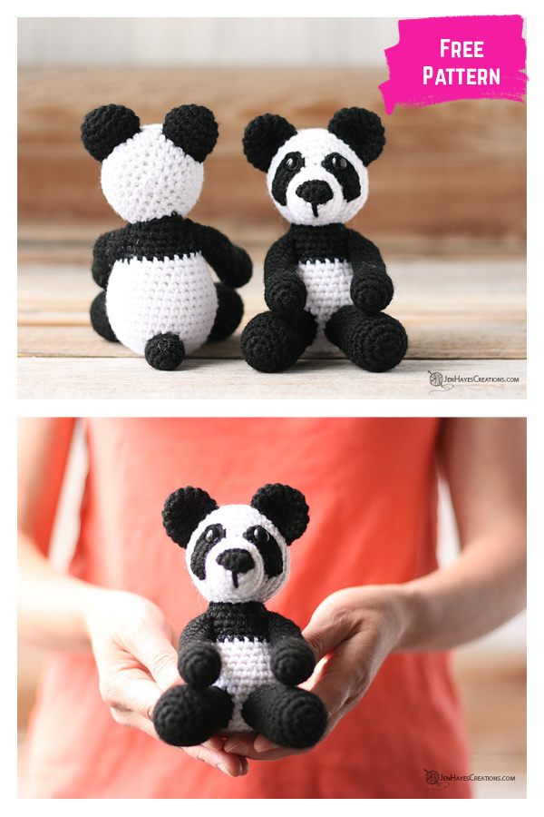 Panda Amigurumi Free Crochet Pattern 